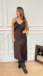 Abito sottoveste Imperial AFVTKBA marrone