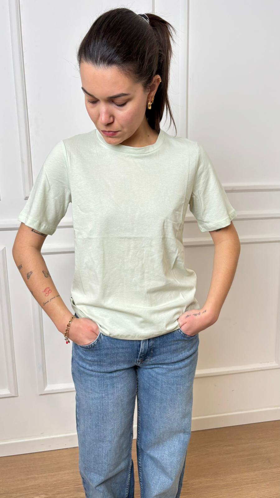 T-Shirt basic girocollo Only