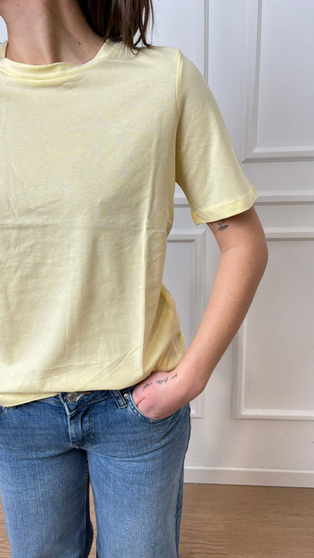 T-Shirt basic girocollo Only