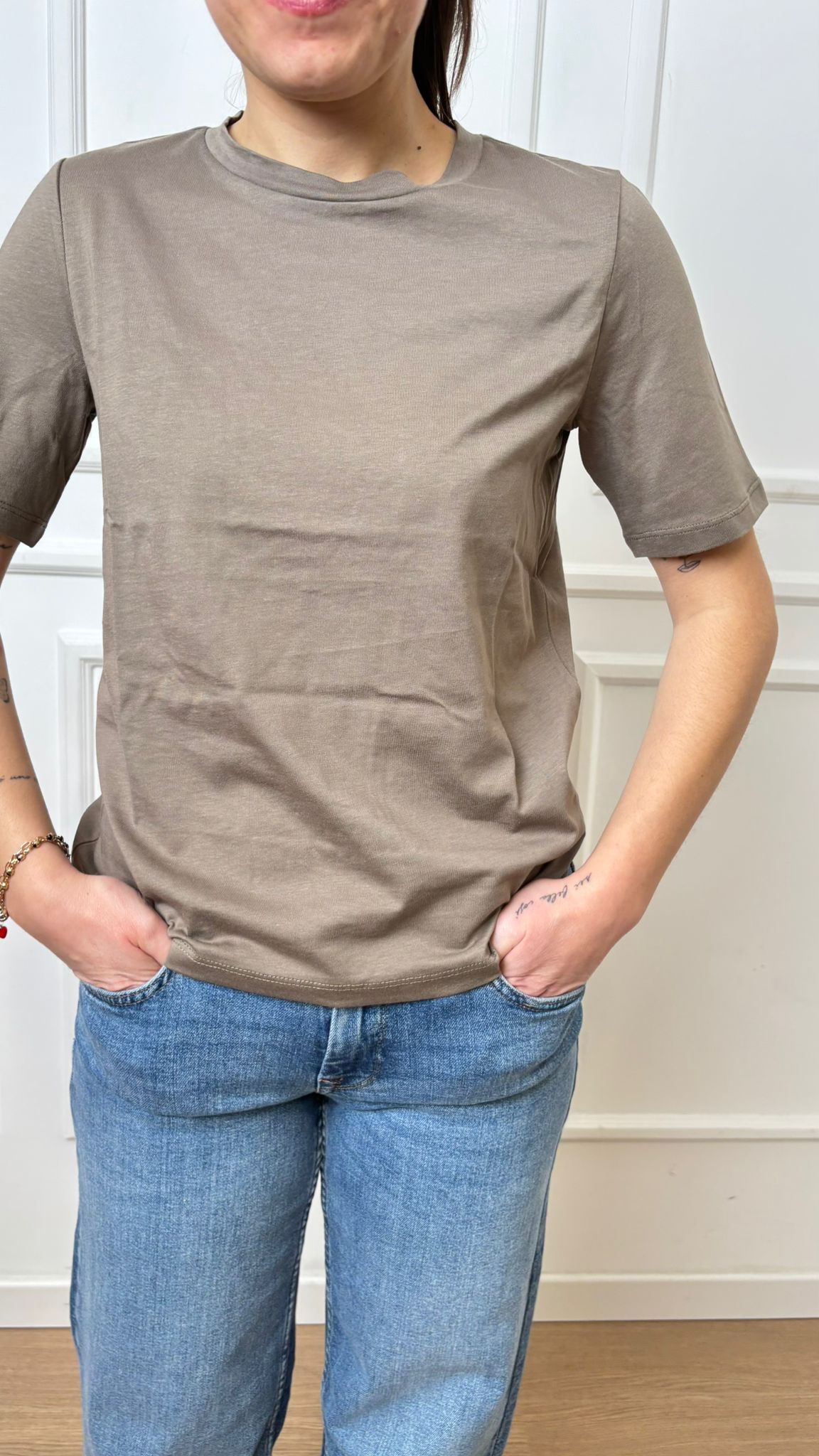 T-Shirt basic girocollo Only