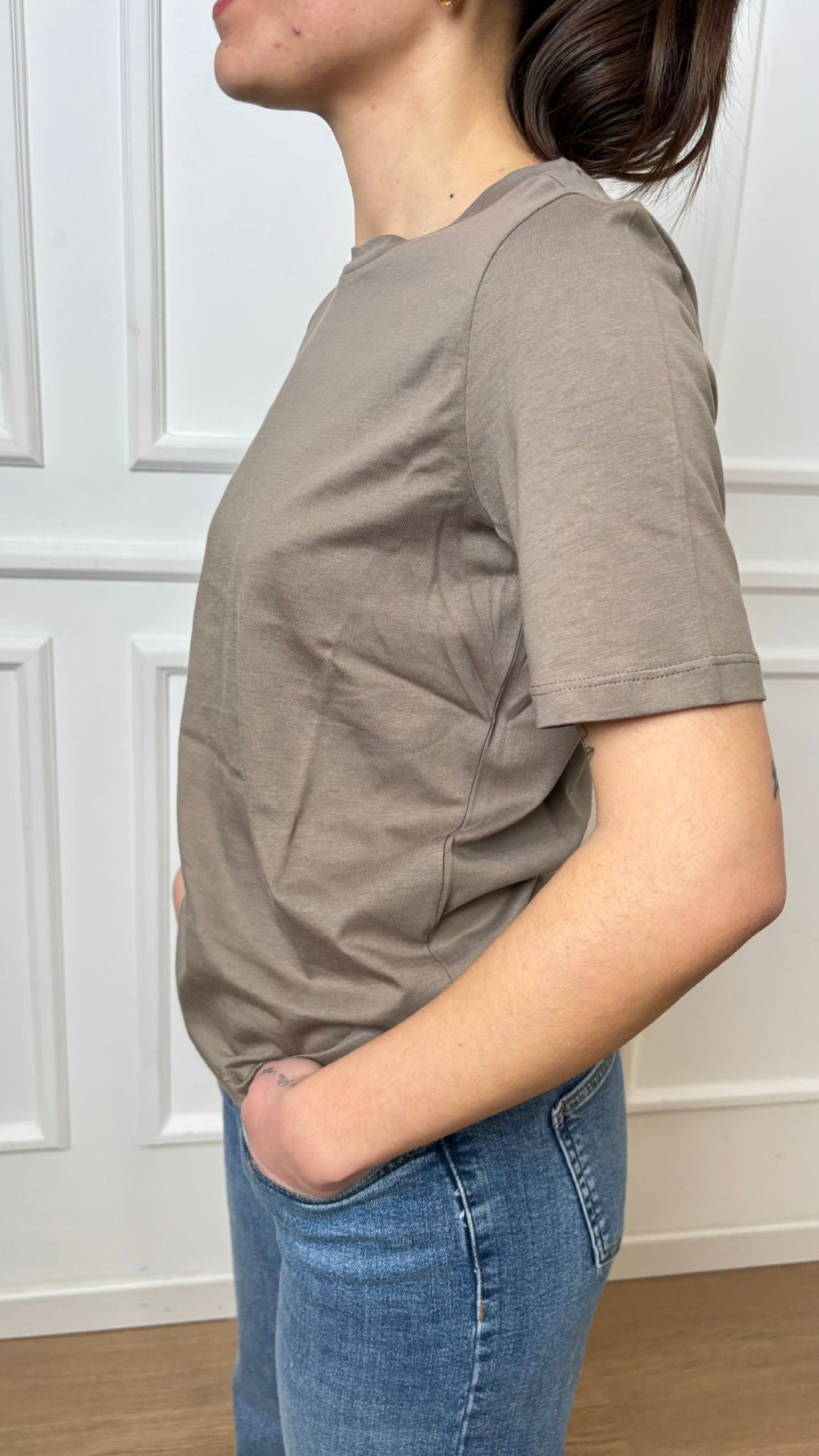 T-Shirt basic girocollo Only