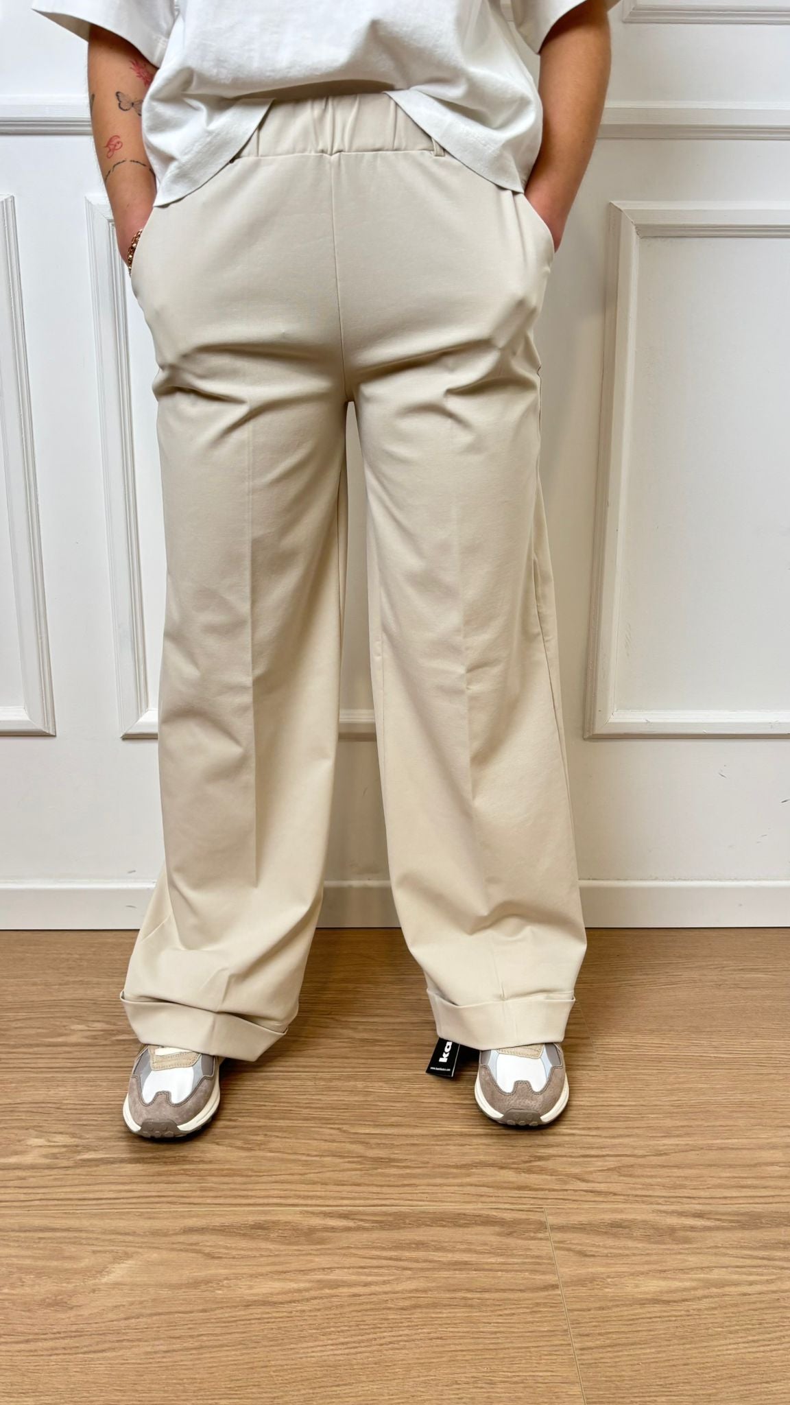 Pantalone ampio Compact Light Ragno DC70P4