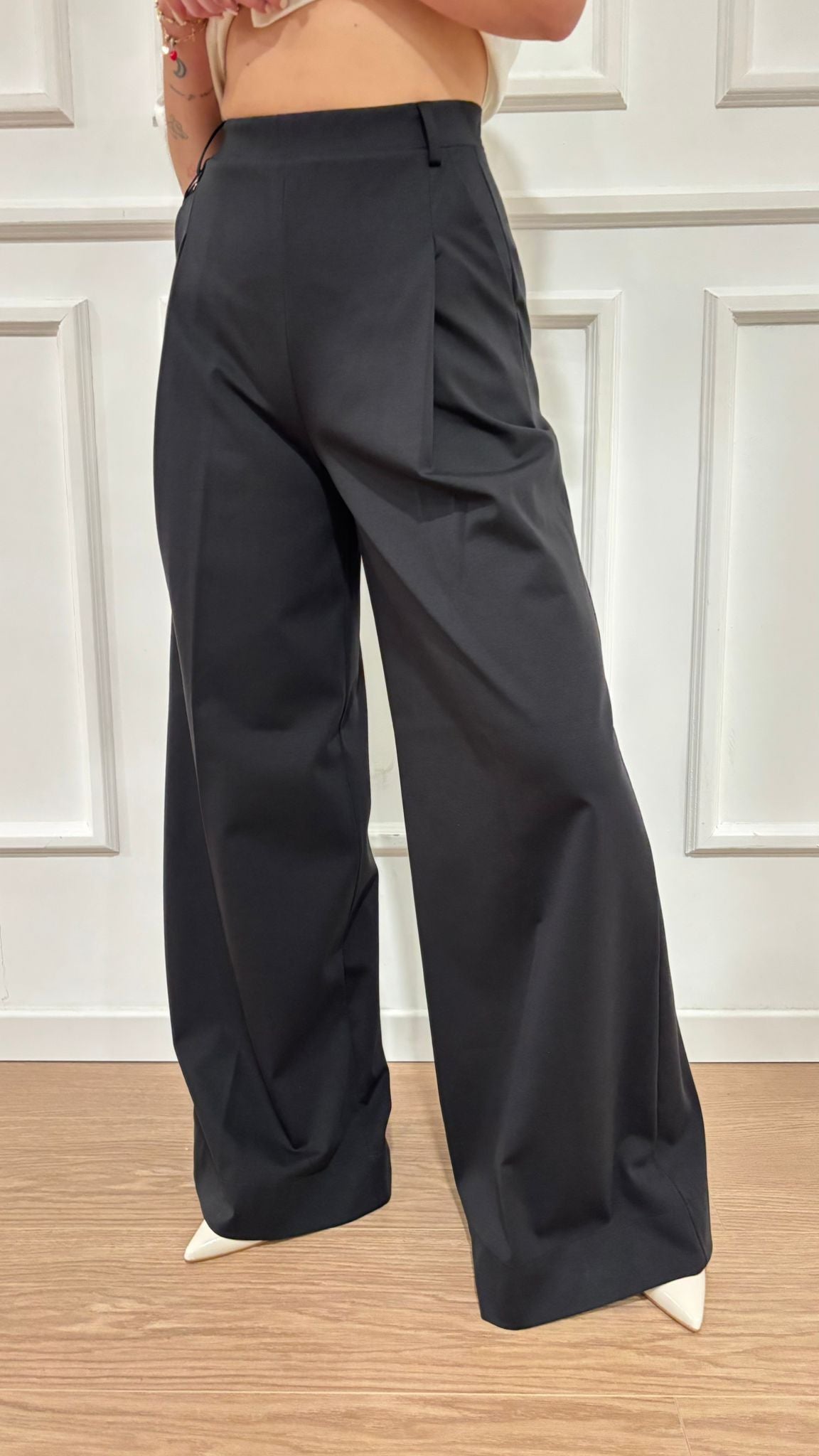 Pantalone wide leg Ragno DS82PA
