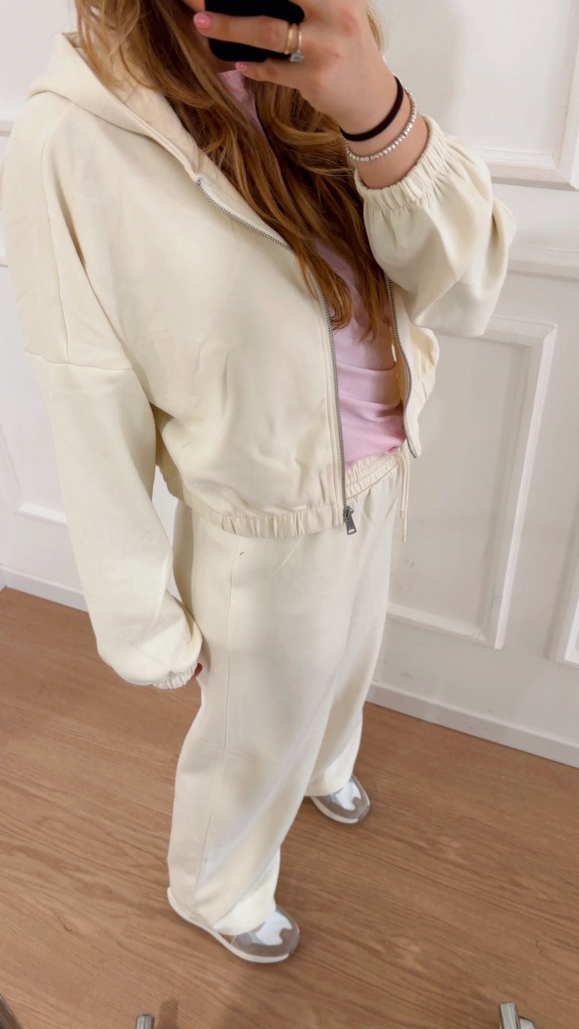 Felpa zip crop Only Scarlett