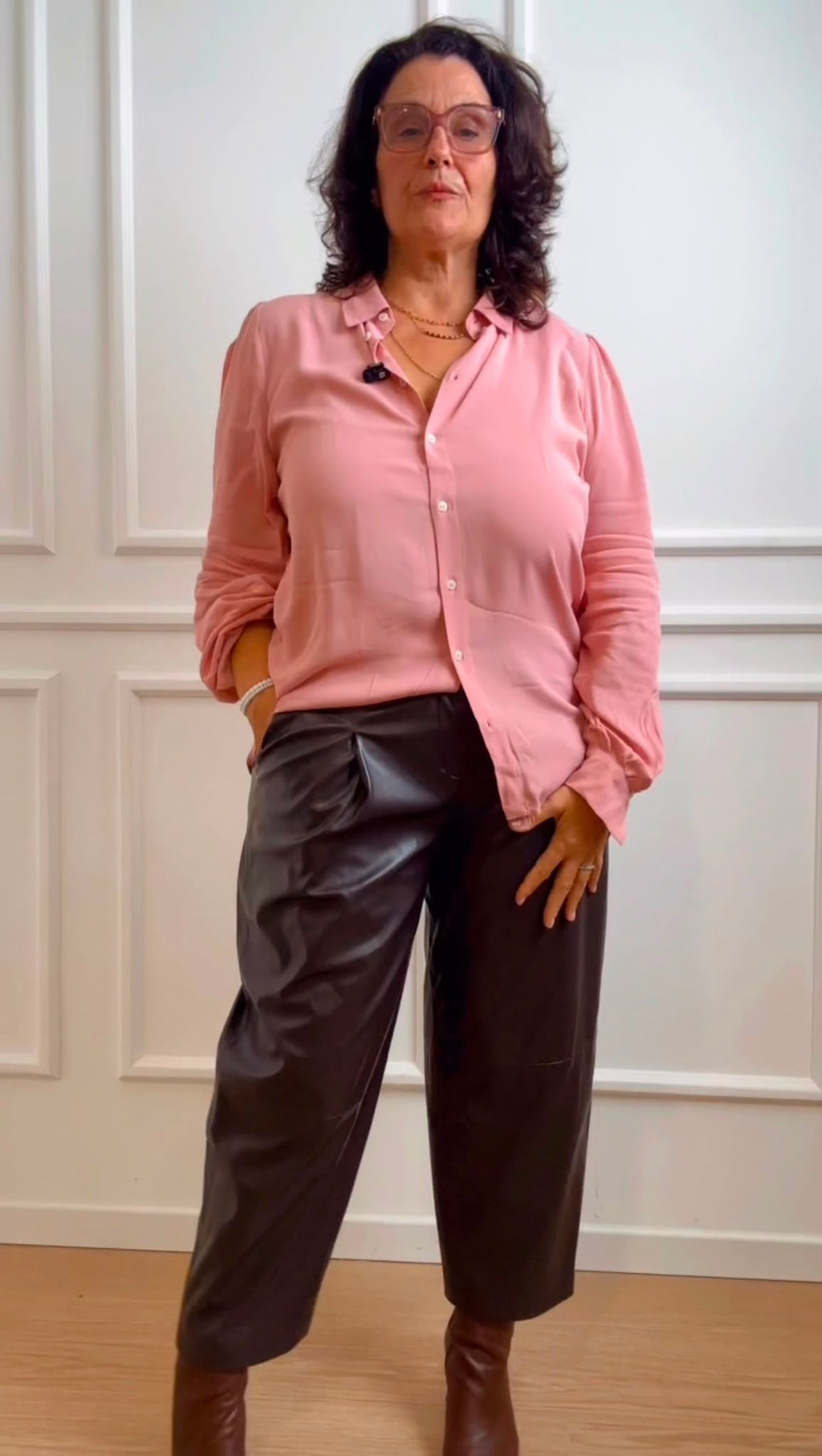 Pantalone ecopelle Markup