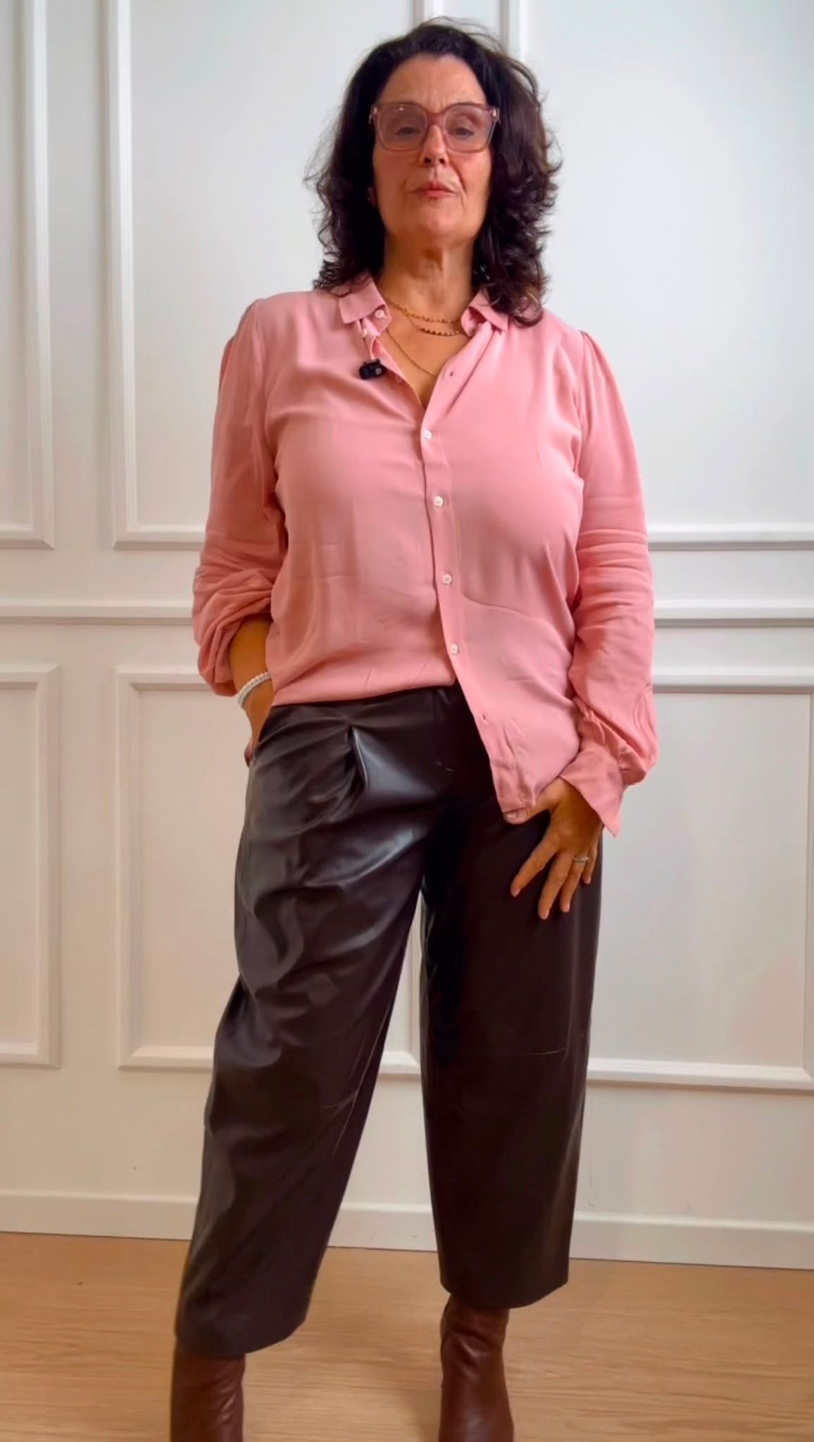Pantalone ecopelle Markup