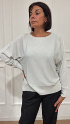 Maglia giro lurex pipistrello DT54TB RAGNO