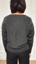 Maglia giro lurex pipistrello DT54TB RAGNO