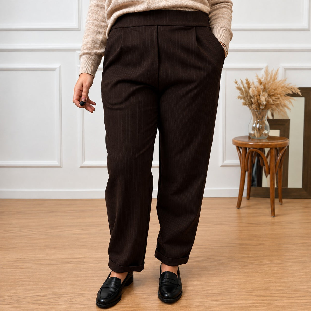 Pantalone Pigaretta gessato CIPRIANI