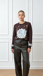 Maglia girocollo W6HMJ25 TENSIONE IN