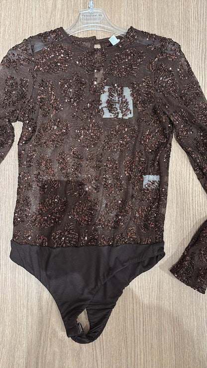 Body strass W25BB95 Tensione In marrone