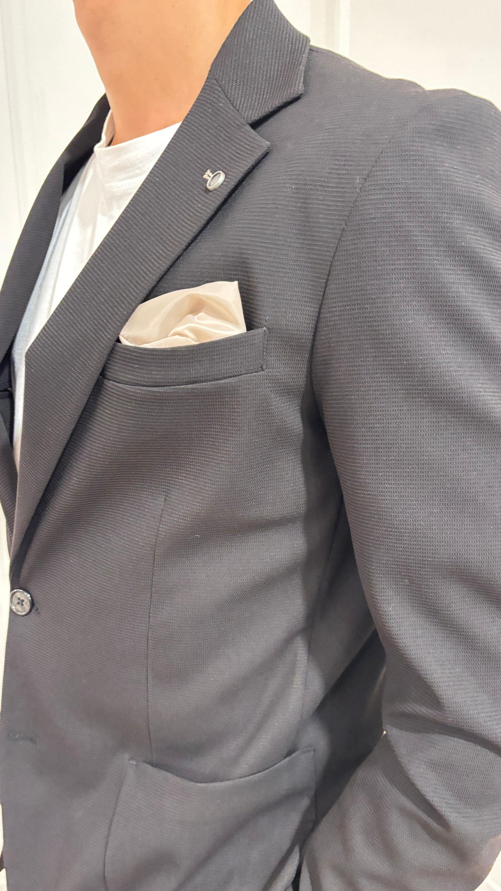 Blazer lavorato Imperial J6405561AZ nero