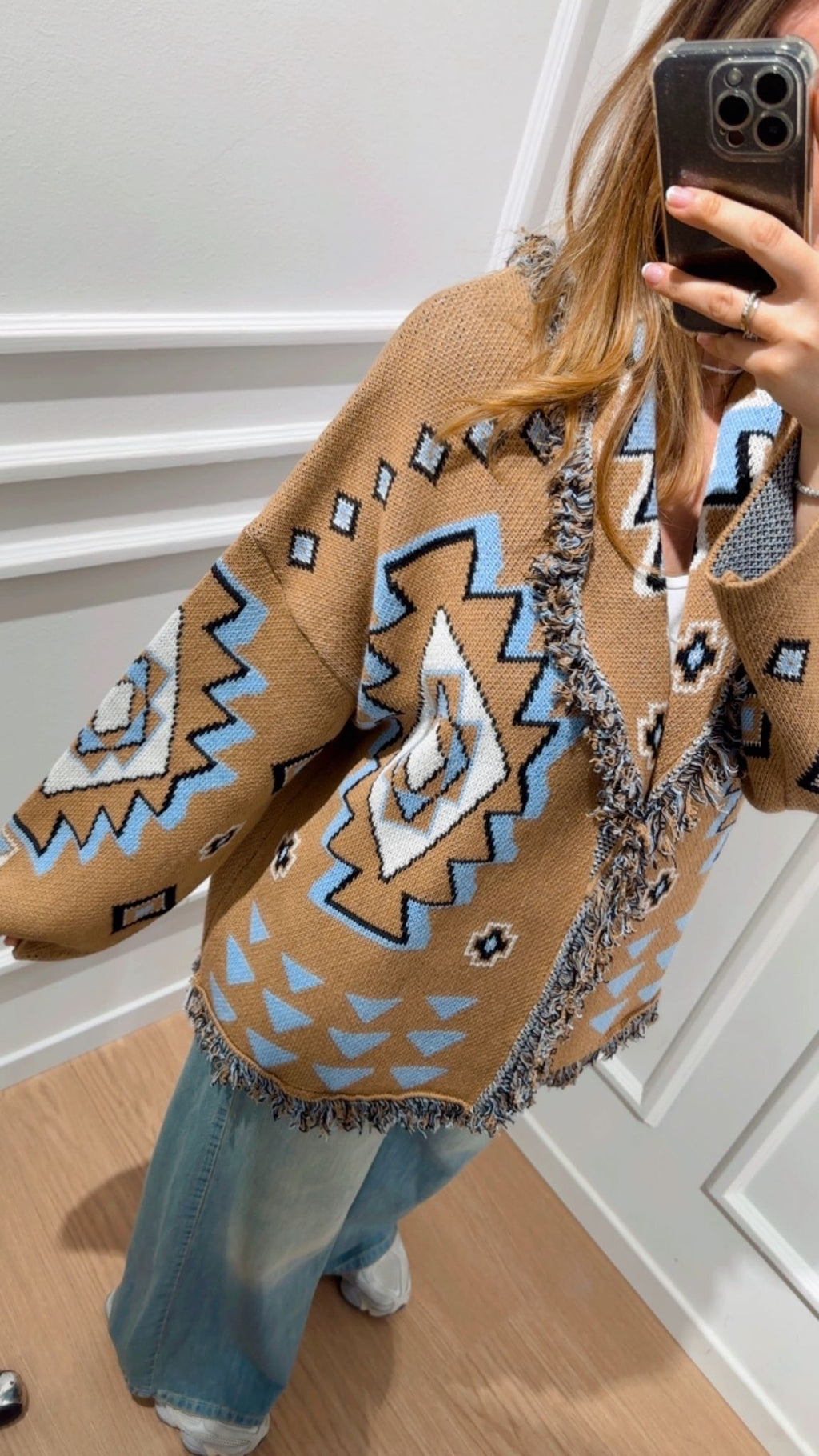 Caban fantasia etnica P6HMG22A414