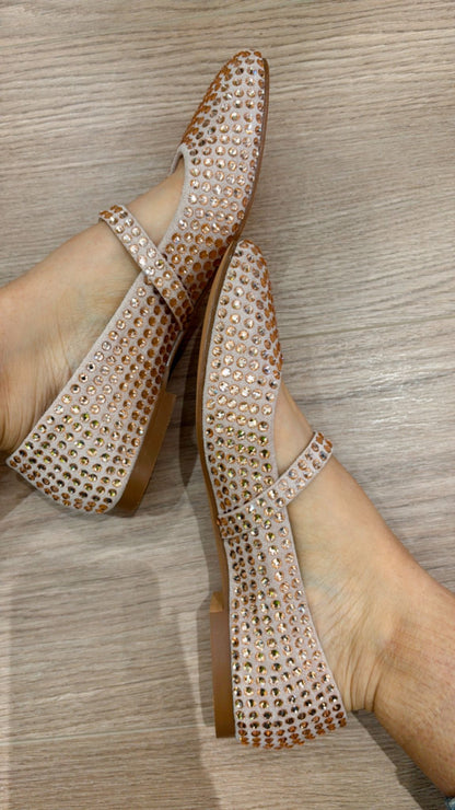 Ballerina strass oro rosa Divine Follie 9023