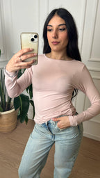 T-Shirt incrocio Susy Mix 1799 cipria