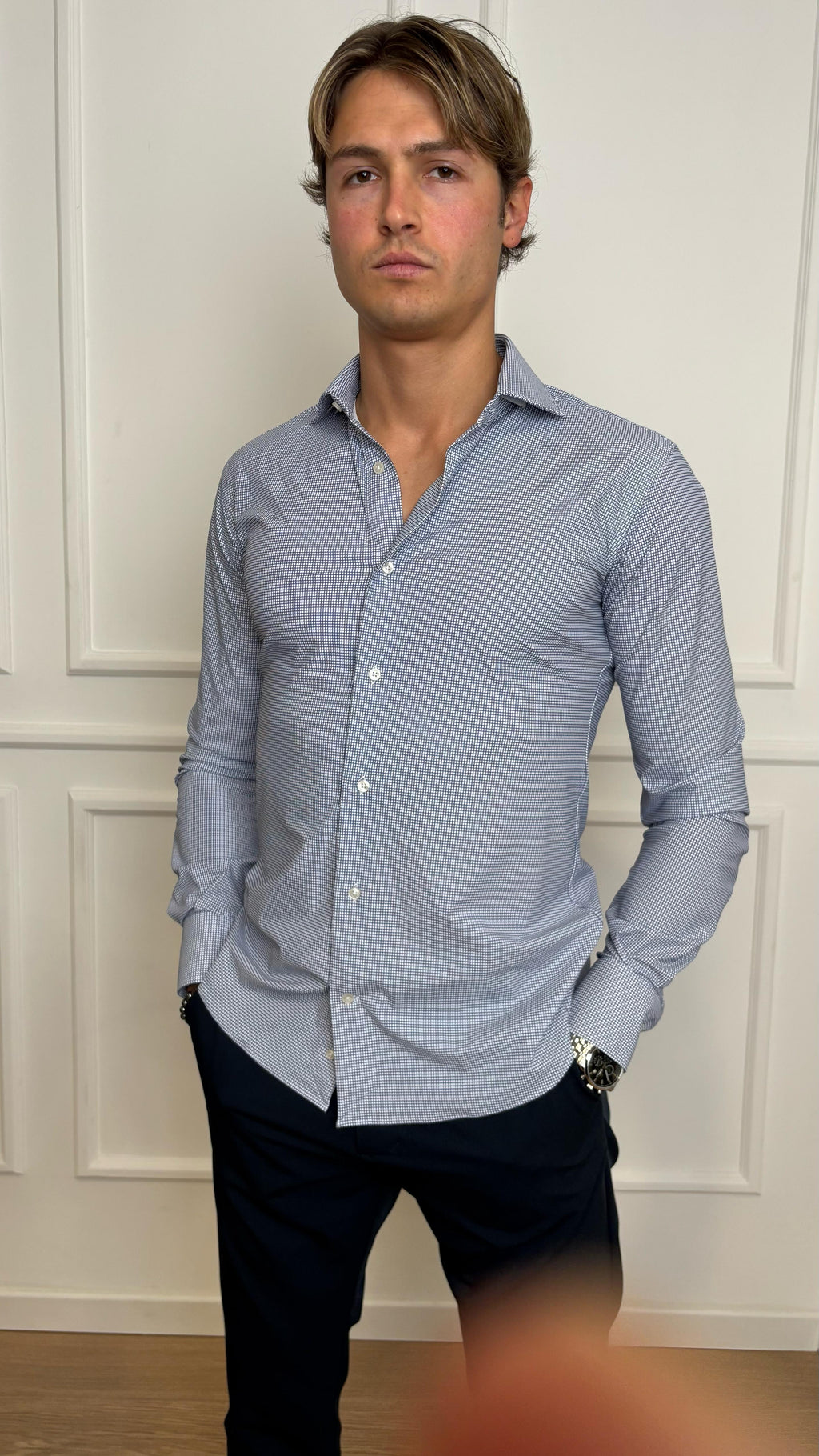 Camicia spandex Extra slim Bottega Artigiana B41ML 6