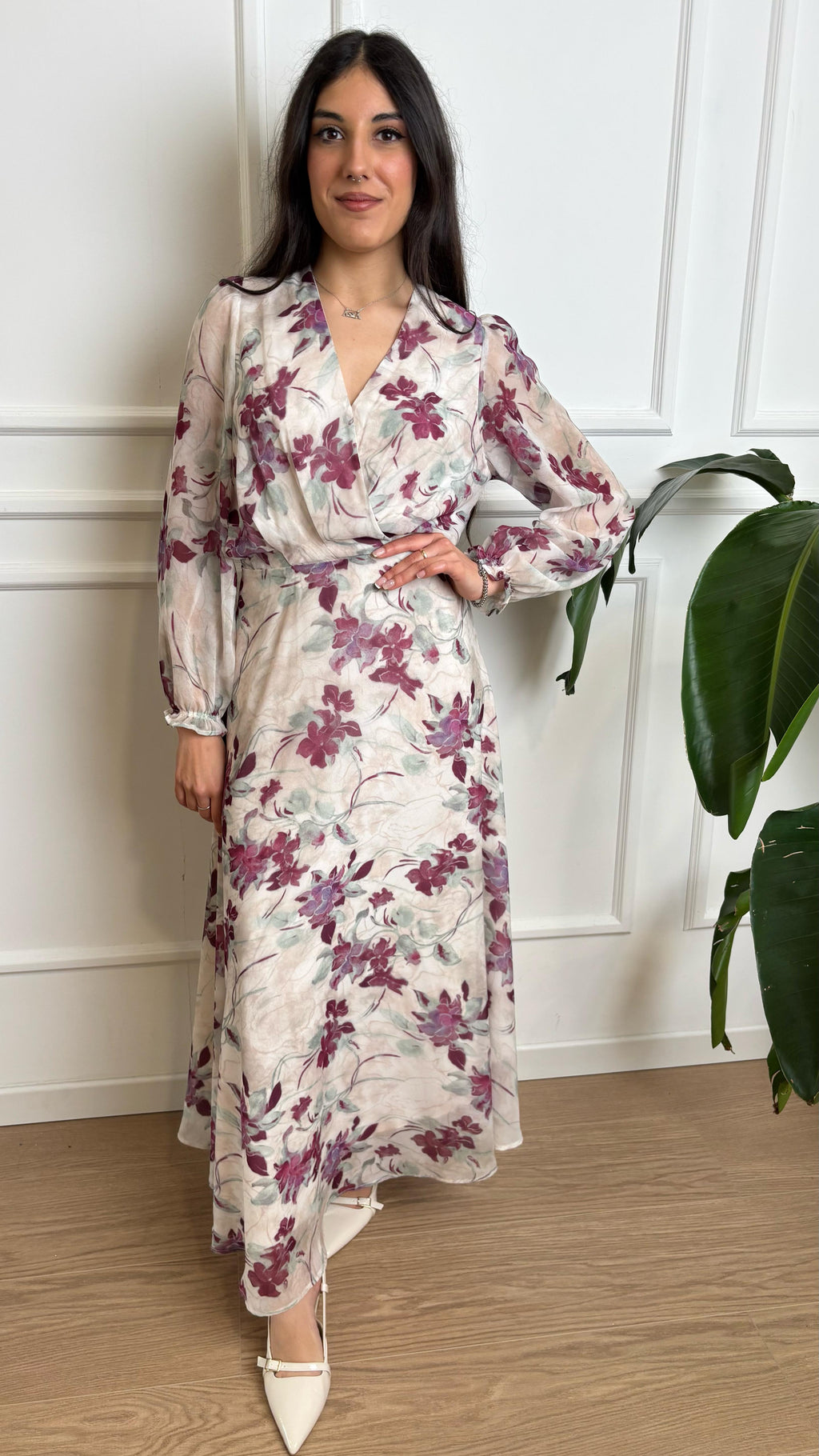 Abito fantasia in viscosa Turchetti