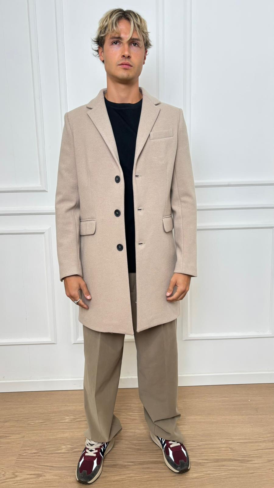 Cappotto monopetto Imperial K5441K4991 beige