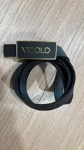Cintura in vera pelle Vicolo AF0017 nera