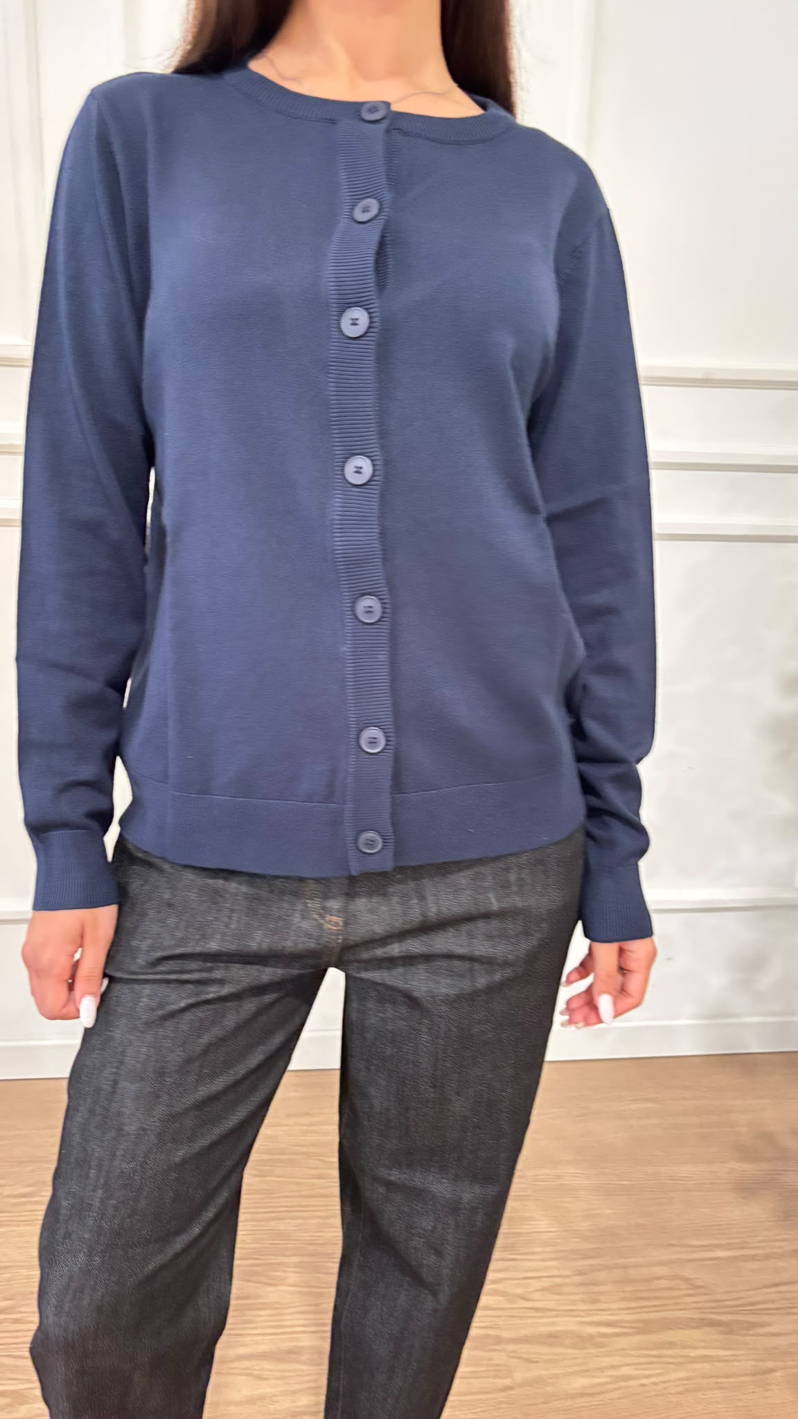 Cardigan bottoni Ragno DI44TN