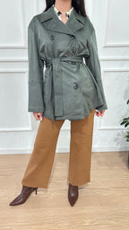 Trench in suede Fumi Emme Marella