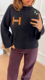 Pull H Tensione In W5HMJ63A Nero