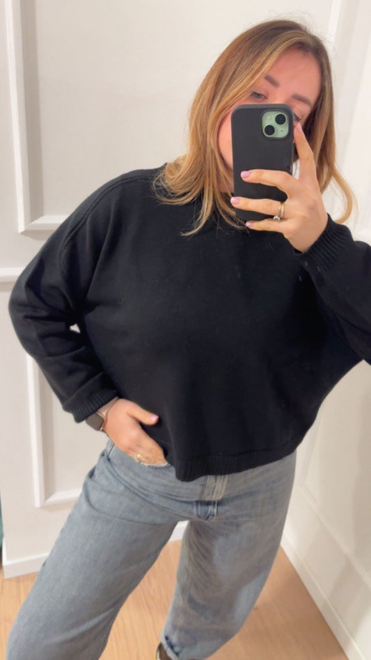 Pull in viscosa Vicolo 77062F Nero