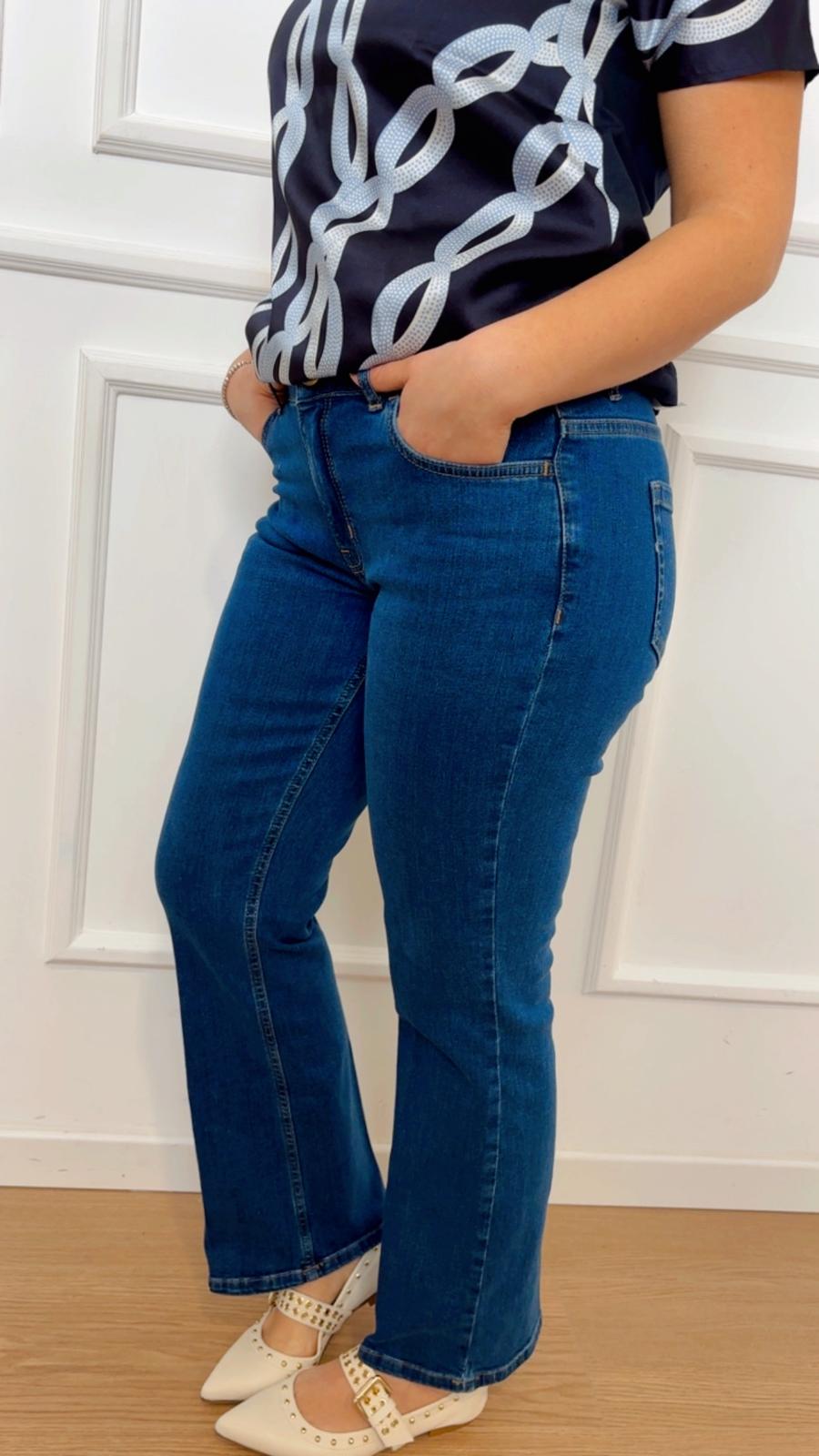 Jeans slim flare Emme Marella 002