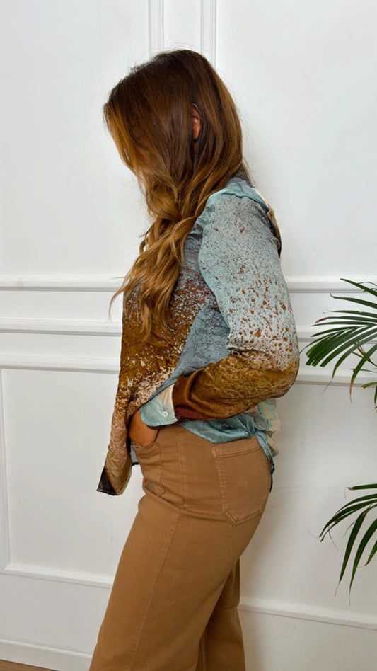 Blusa fantasy Facella 001 Emme Marella