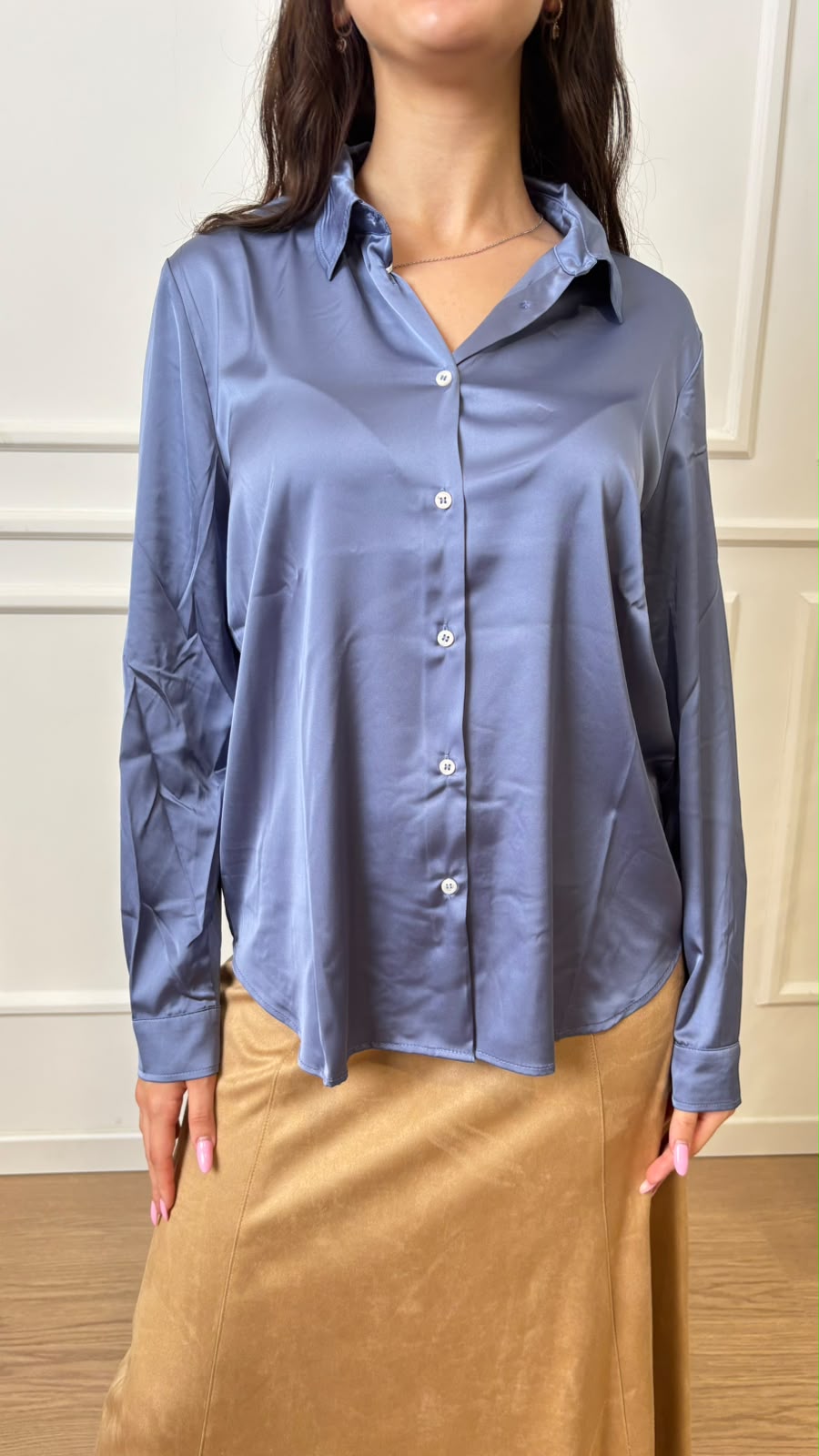 Camicia in raso Edro Emme Marella