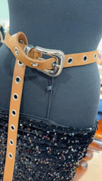 Cintura scamosciata Emme Marella Raft 002 Cammello