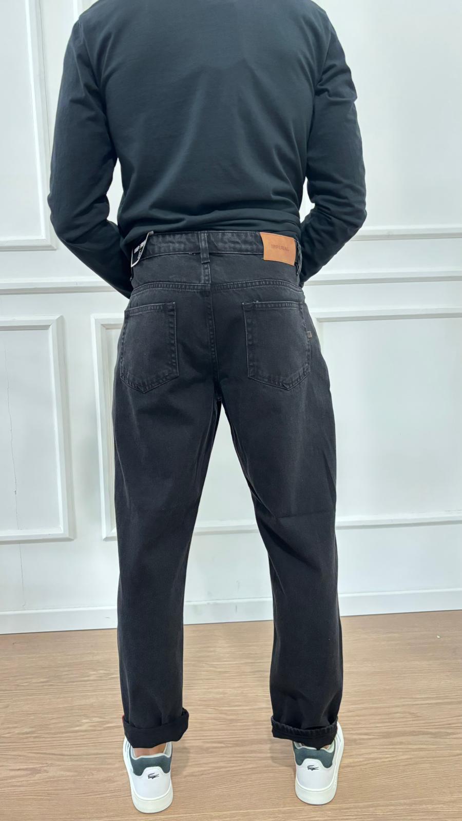Jeans taglio dritto Imperial P8299JNBLA nero