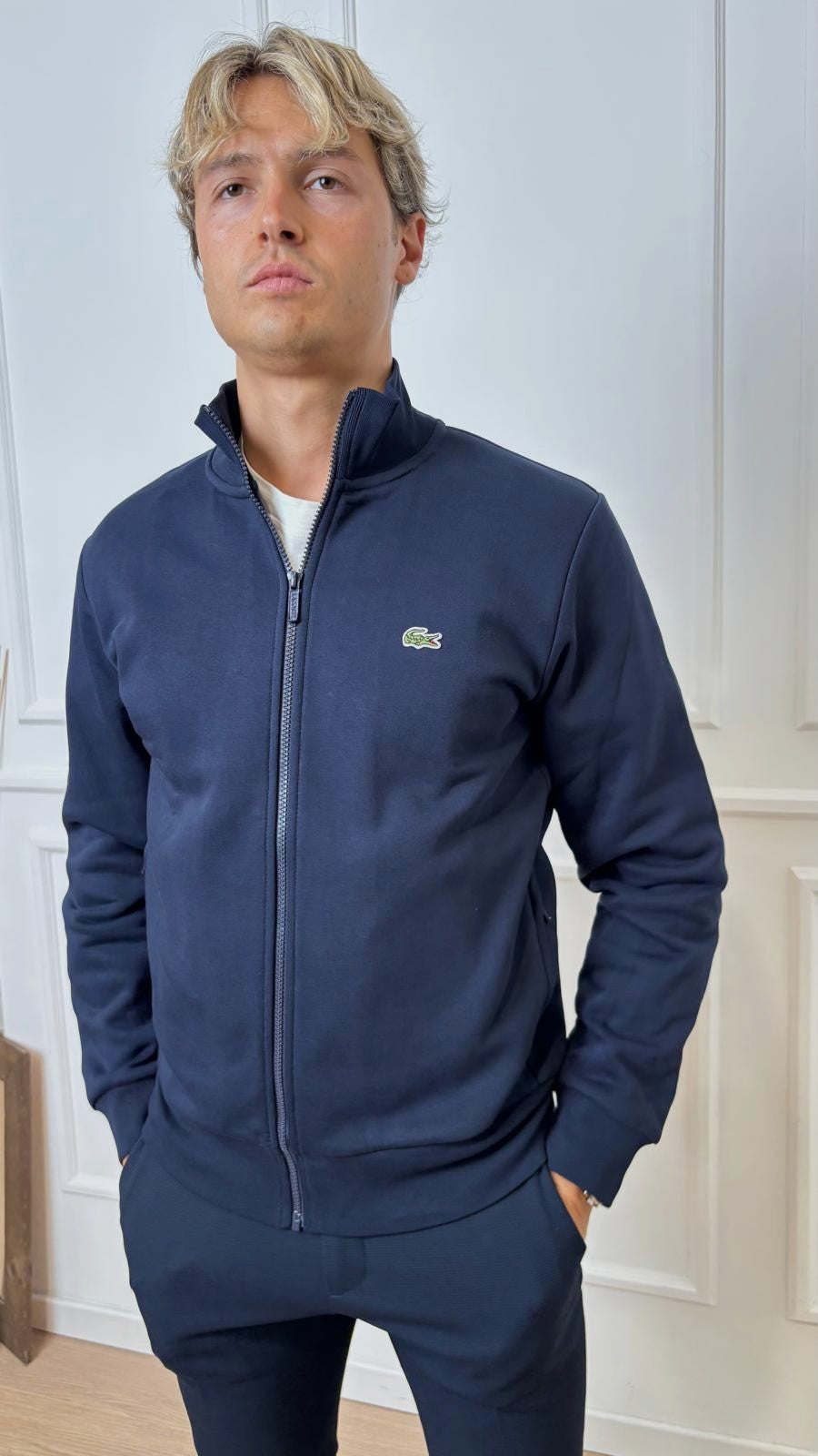 Felpa full zip Lacoste SH9622 166