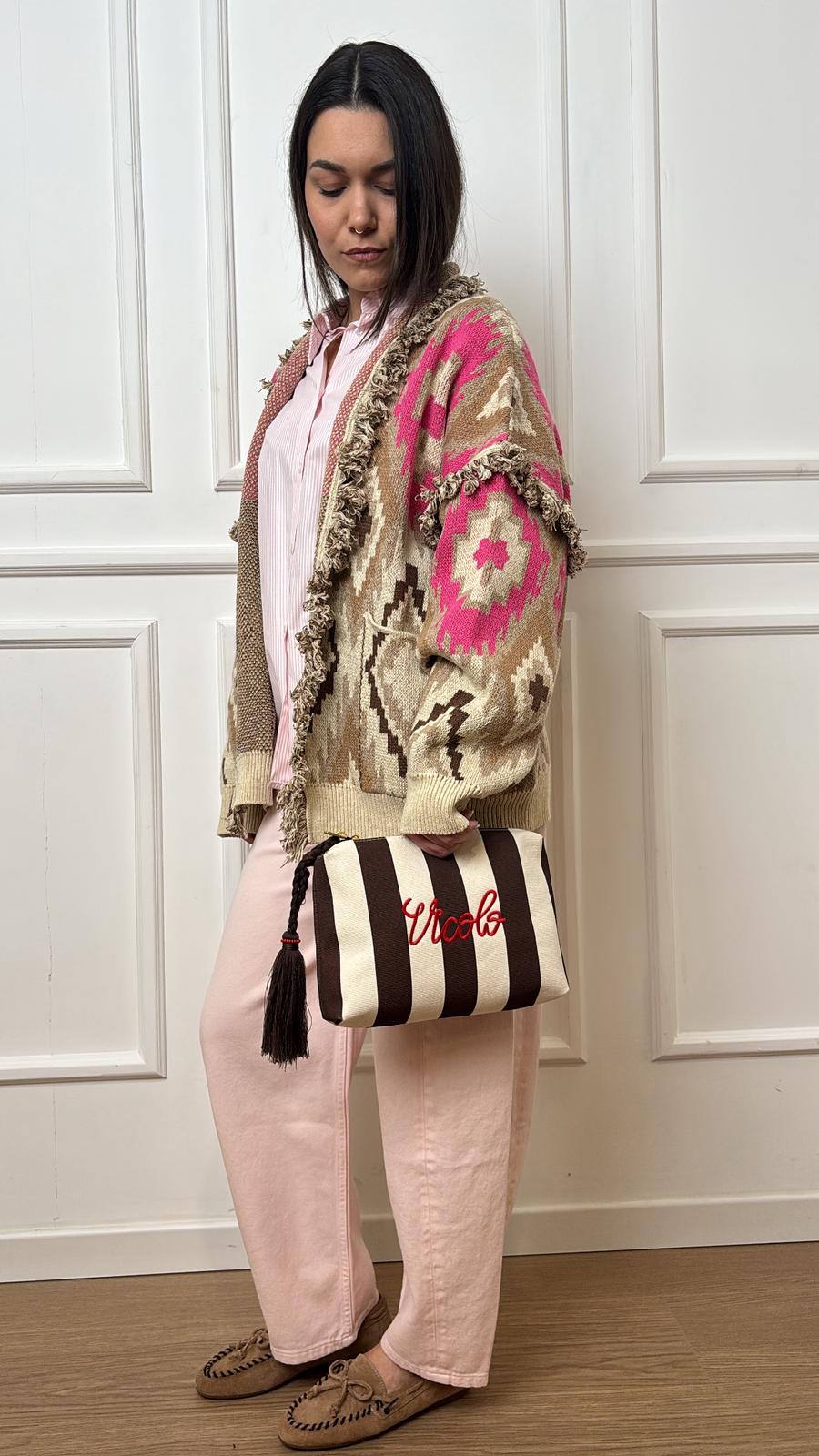 Bag righe Vicolo XAB0050