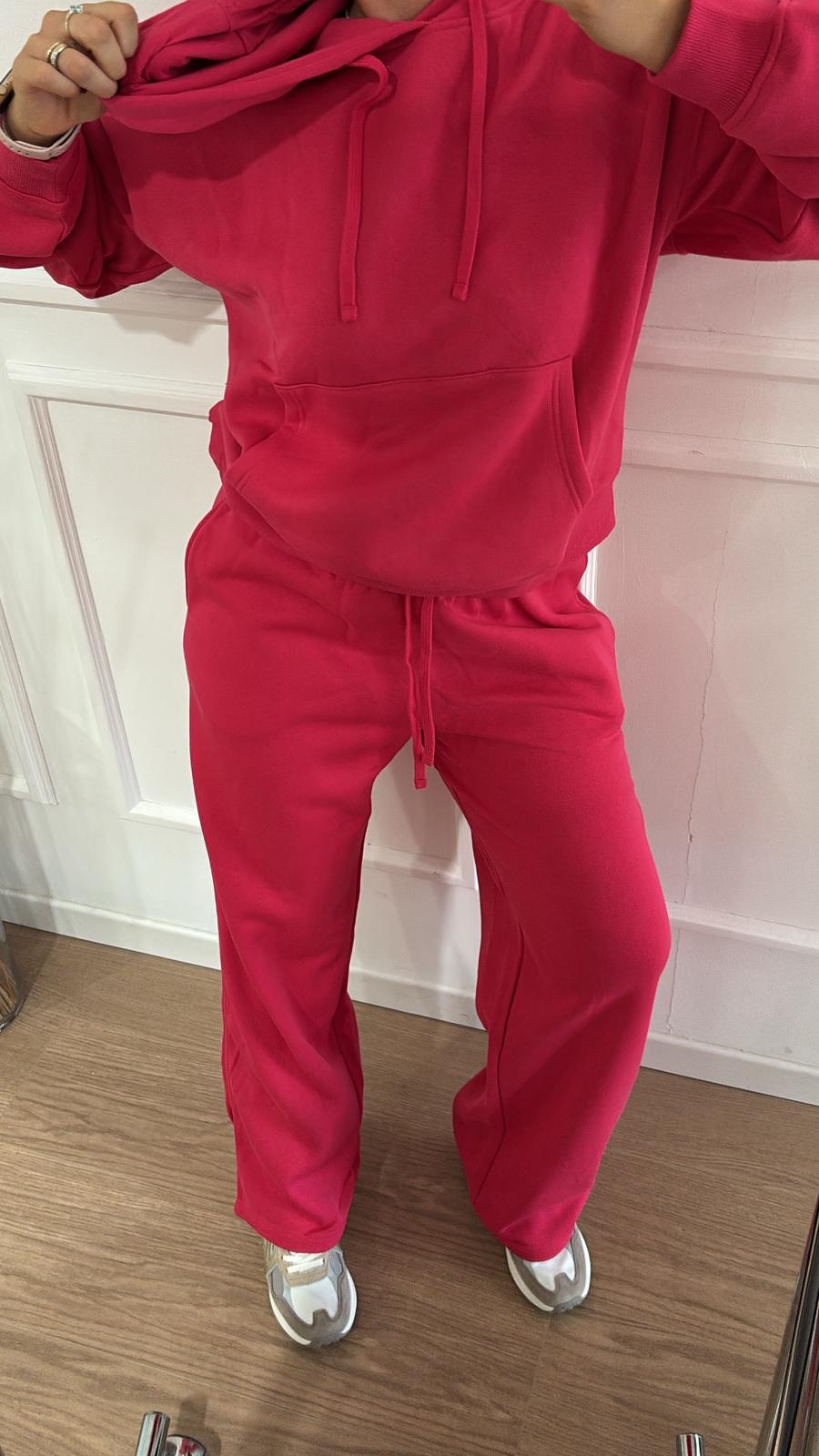 Felpa felpata con cappuccio Only Best 15338730 Fragola