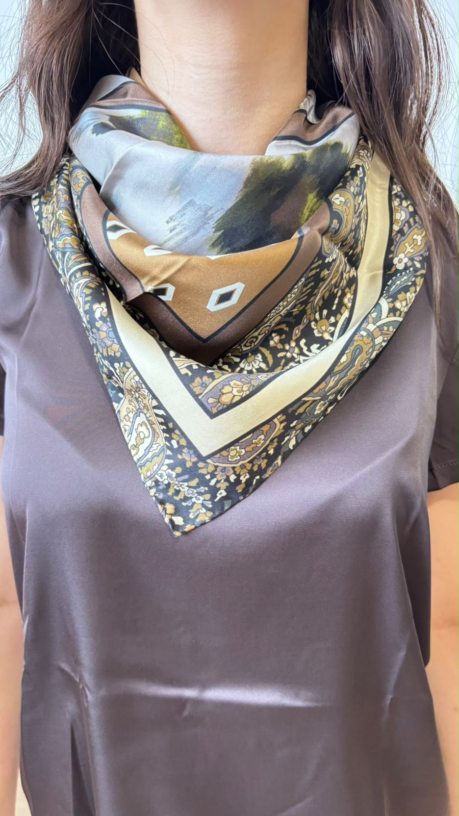 Foulard in pura seta Campo Emme Marella