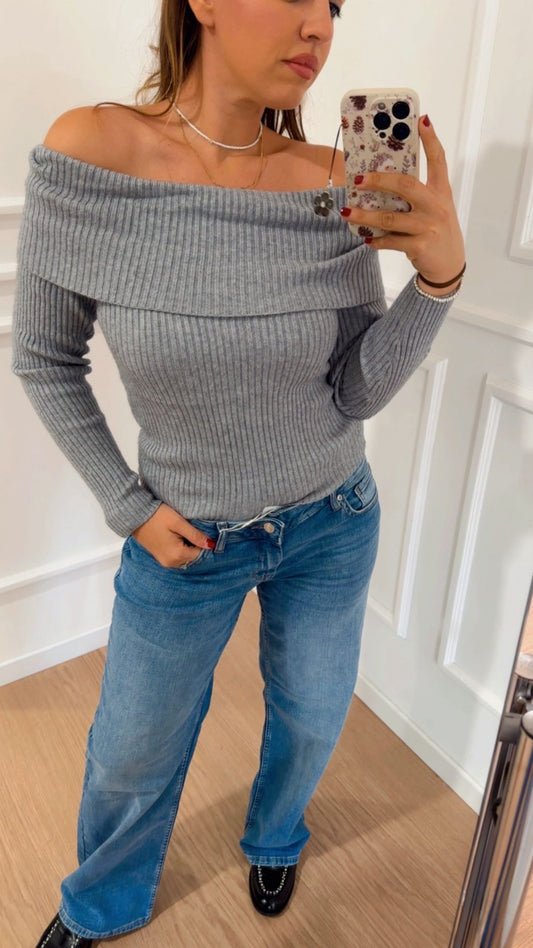 Pull Katia Only 15311830 grigio