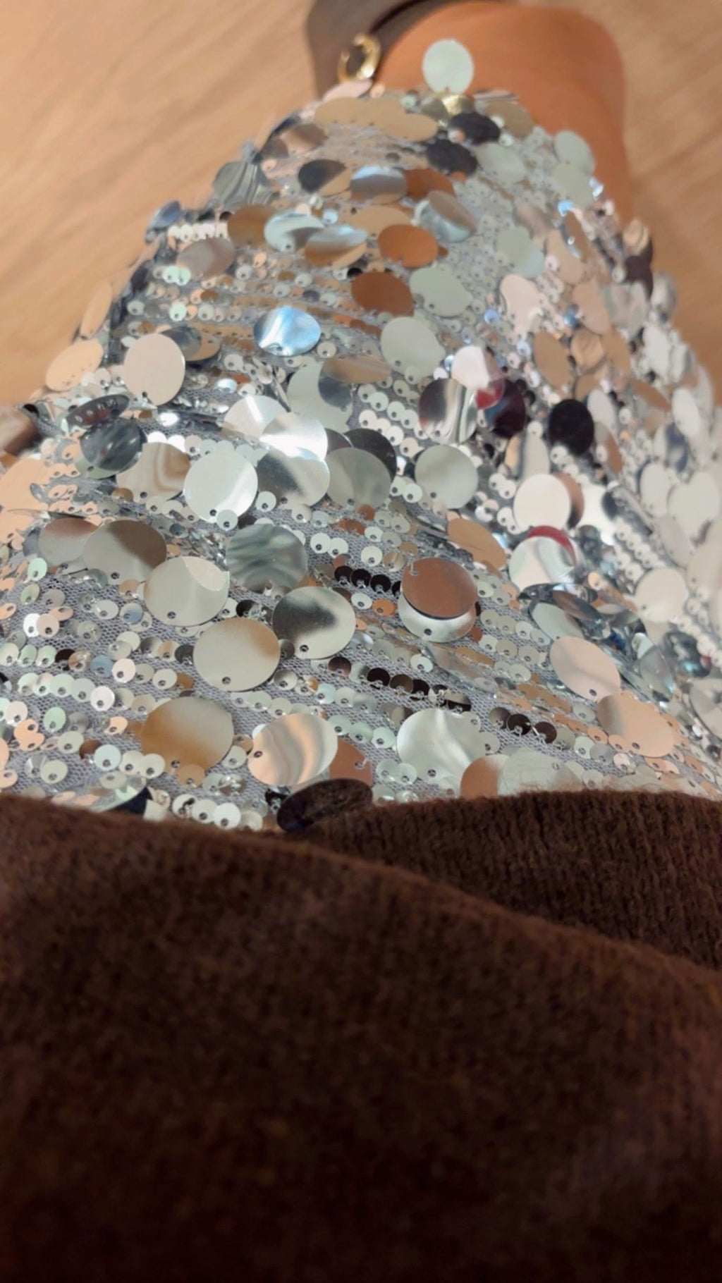 Gonna pailettes jadel Only Argento