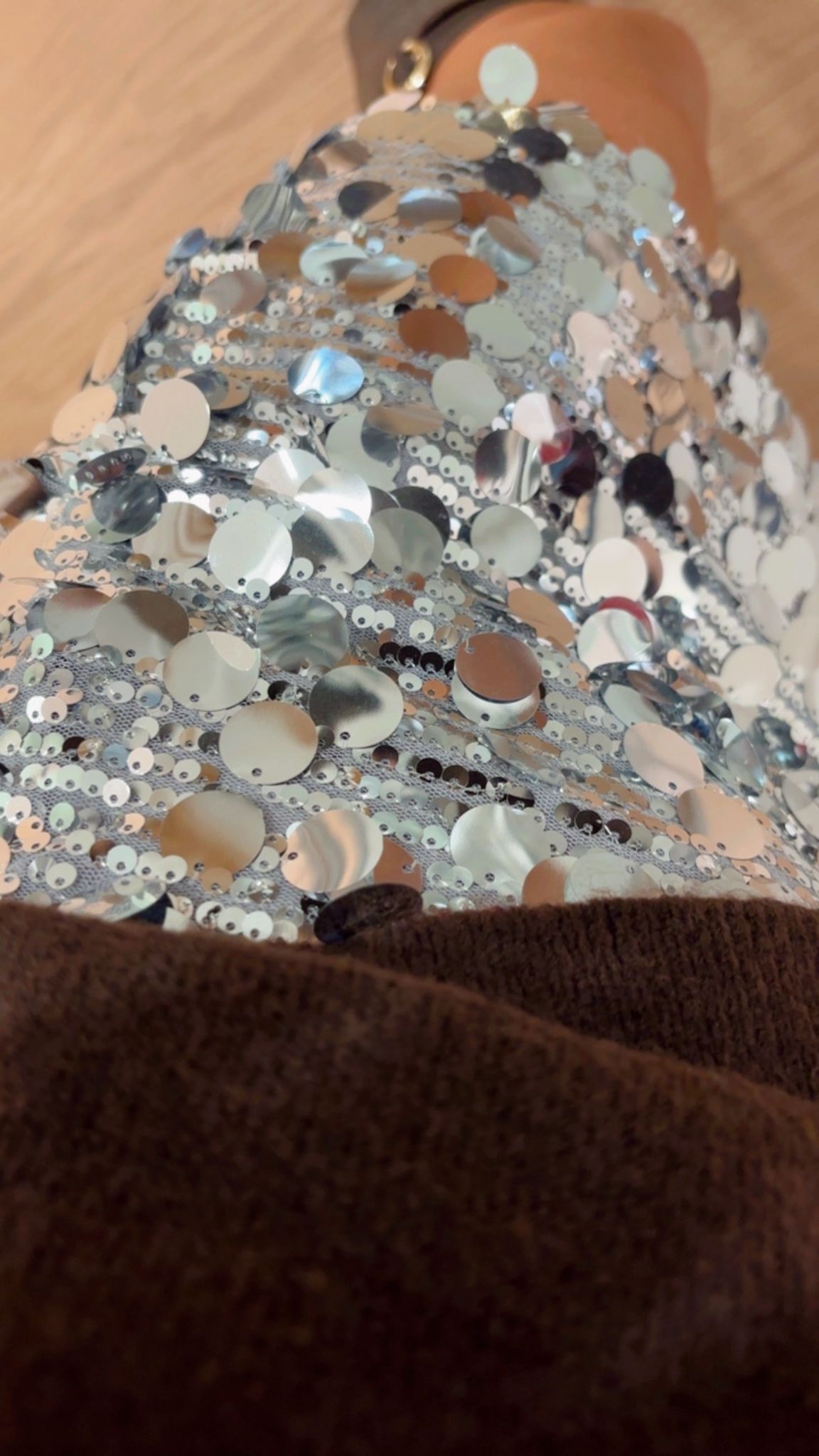 Gonna pailettes jadel Only Argento