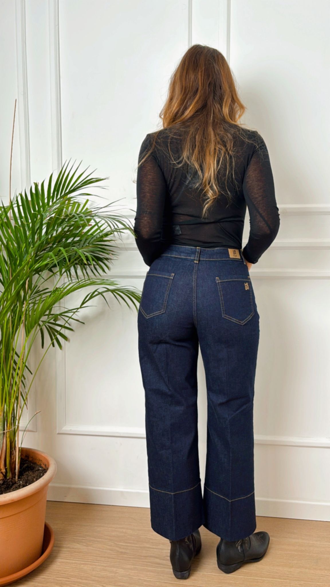 Jeans in denim Kentia 001 Emme Marella