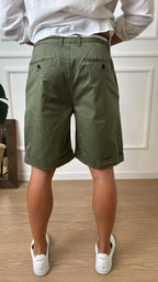 Bermuda con cintura in corda Imperial D81982514 verde