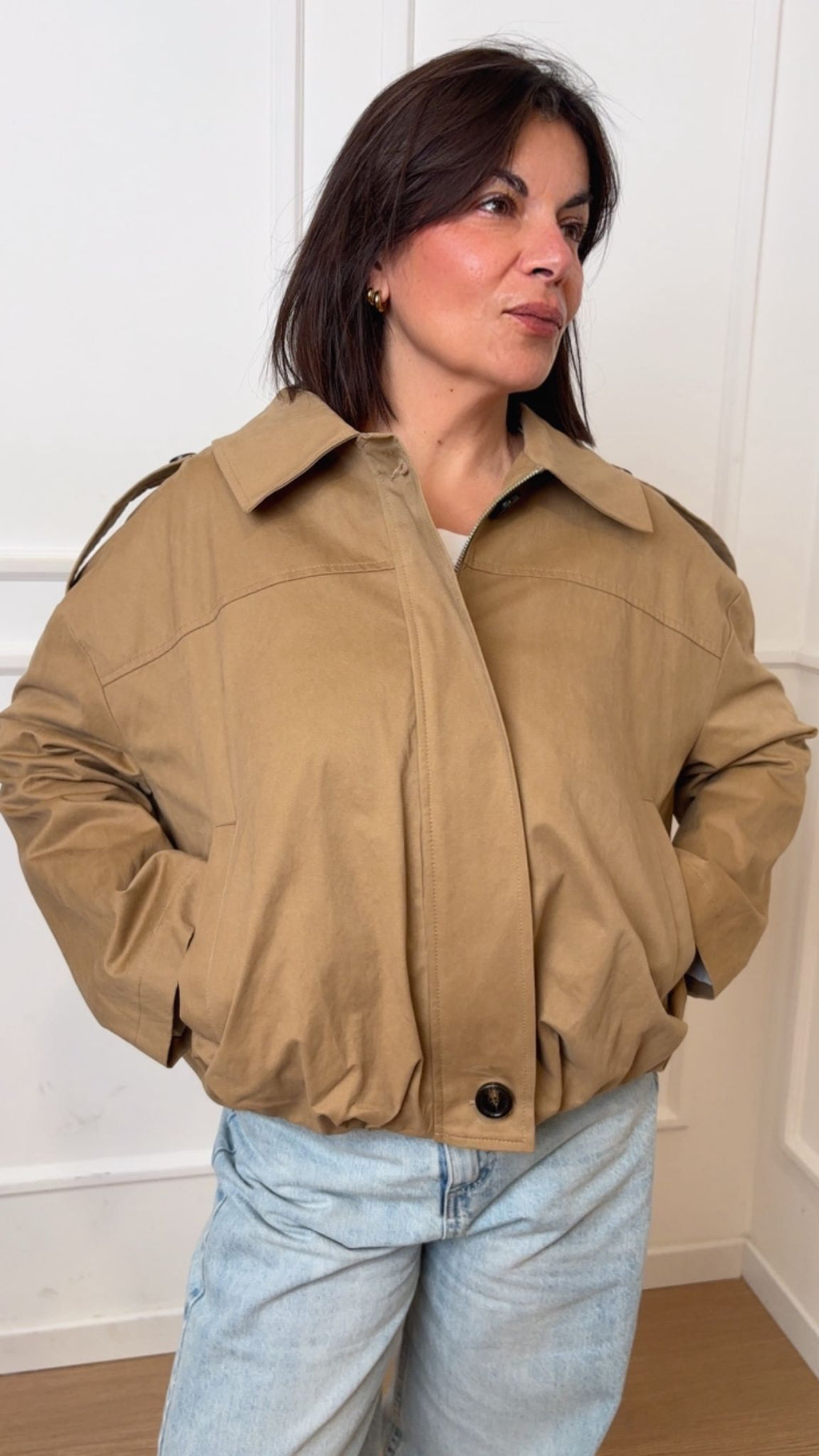 Giacca in cotone Tensione In CP82B