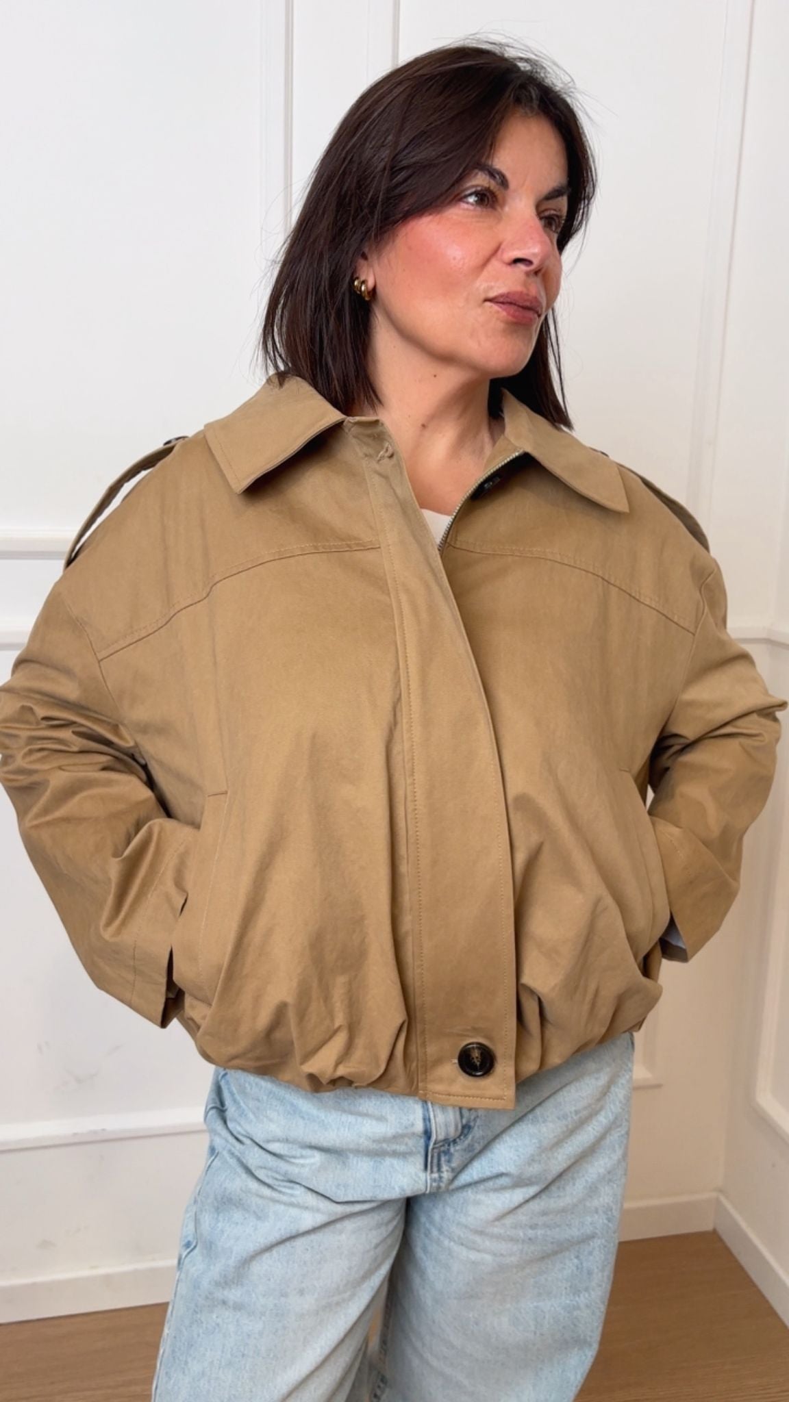 Giacca in cotone Tensione In CP82B