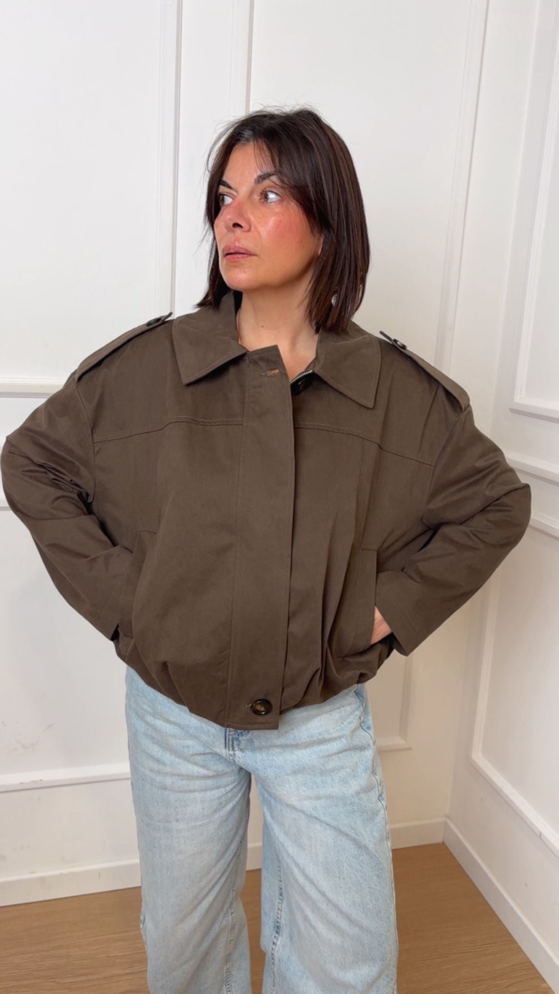 Giacca in cotone Tensione In CP82B