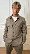 Camicia taschino Imperial C1I9KBV Taupe