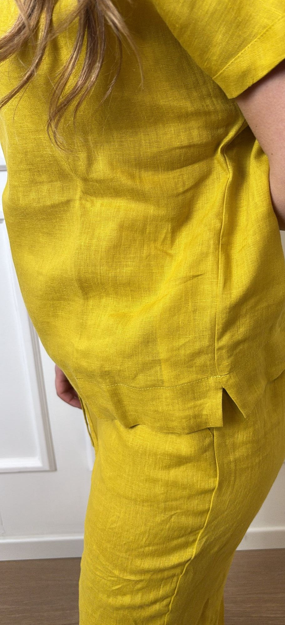 Camicia in tela di puro lino Emme Marella Geyser