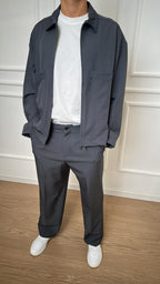 Giacca con zip Imperial C851930602 grigia