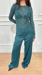 T-Shirt in jersey di pizzo Madre Emme Marella