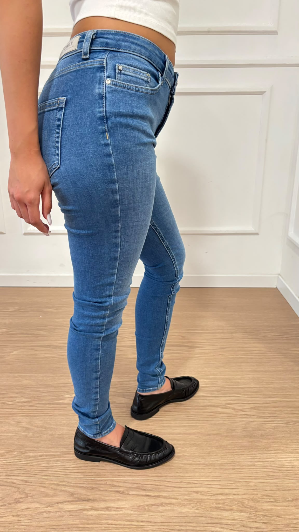 Jeans skinny Blush vita media Only