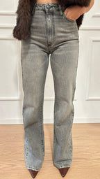 Jeans glitter Zeno Vicolo DF5051 grigio